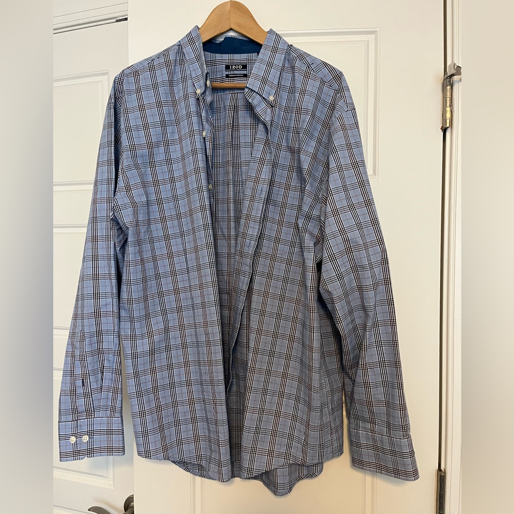 Button Down Plaid Top